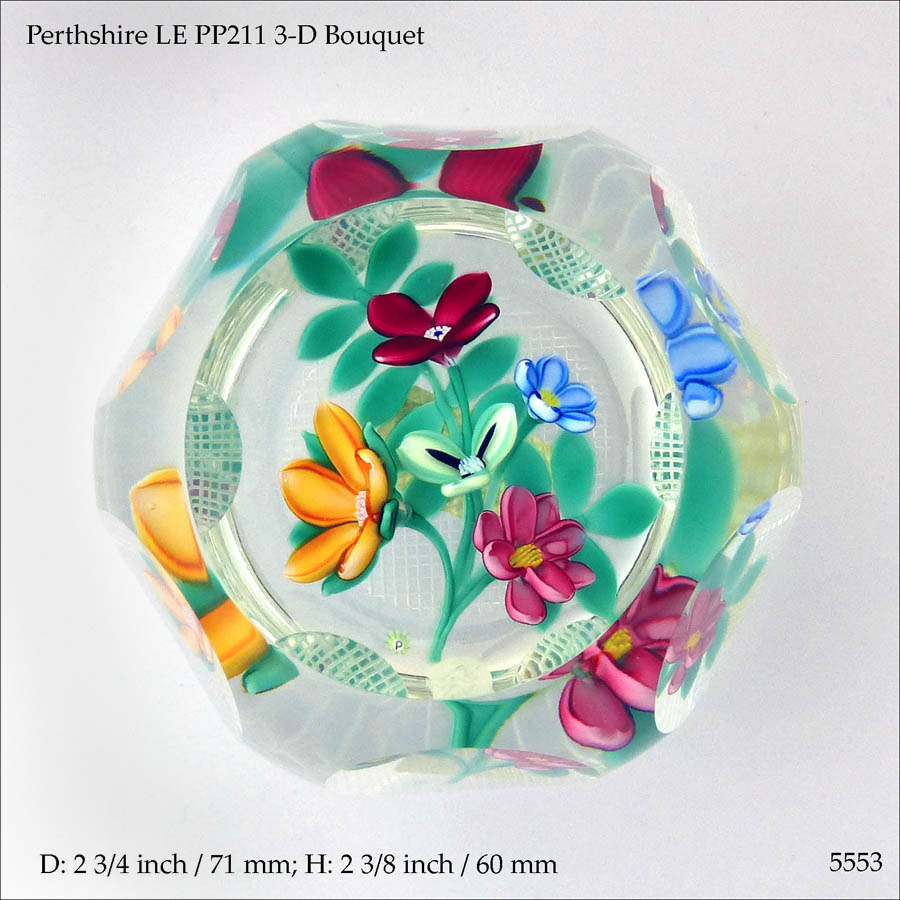 Perthshire LE PP211 paperweight (ref. 5553)