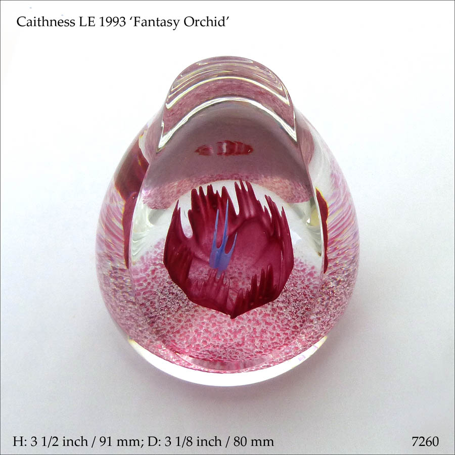 Caithness Fantasy Orchid paperweight (ref.7260)