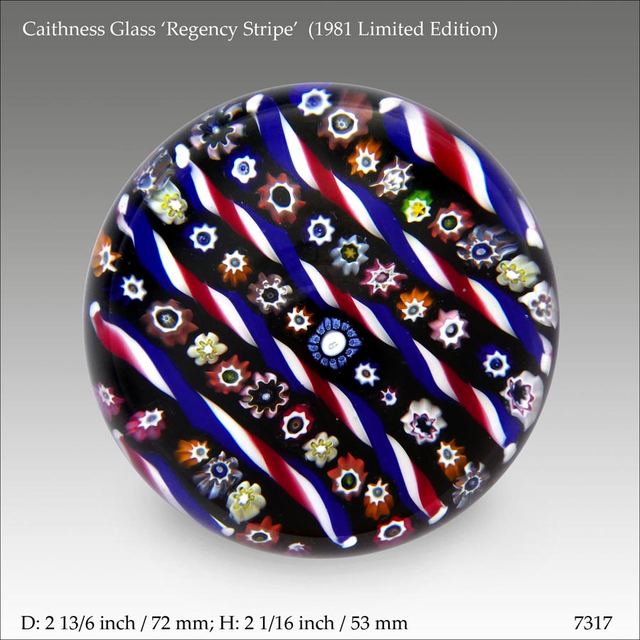 Caithness Regency Stripe paperweight (ref. 7317)