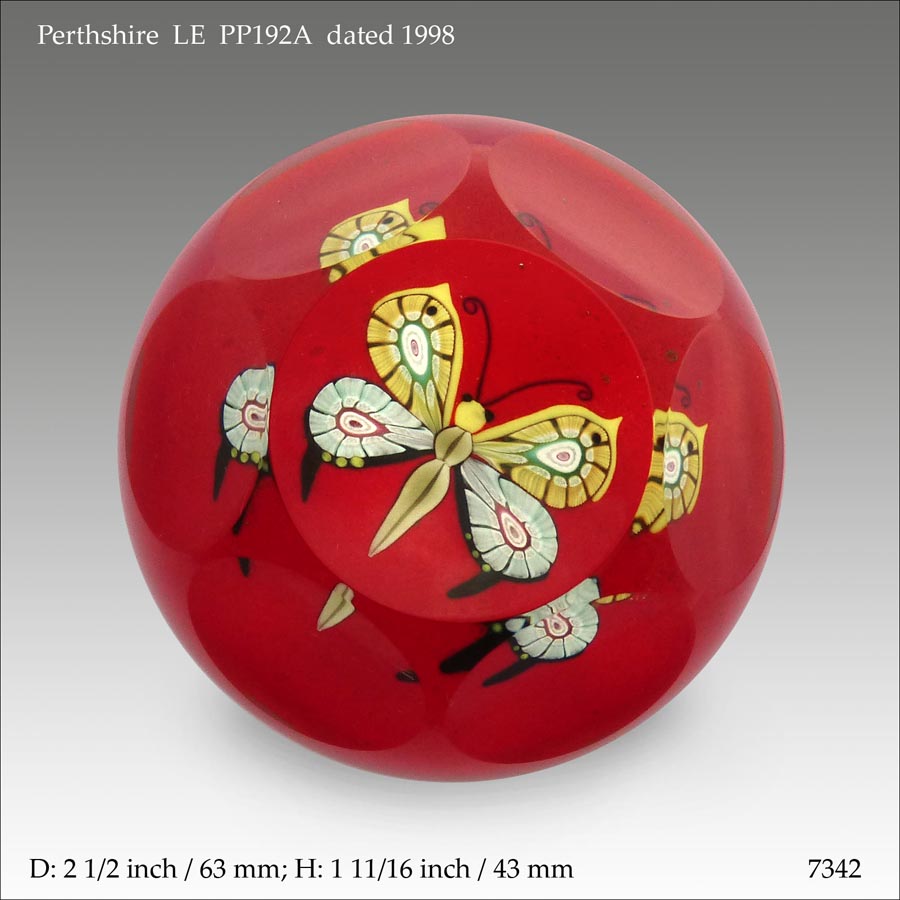 Perthshire PP192A paperweight (ref. 7342)