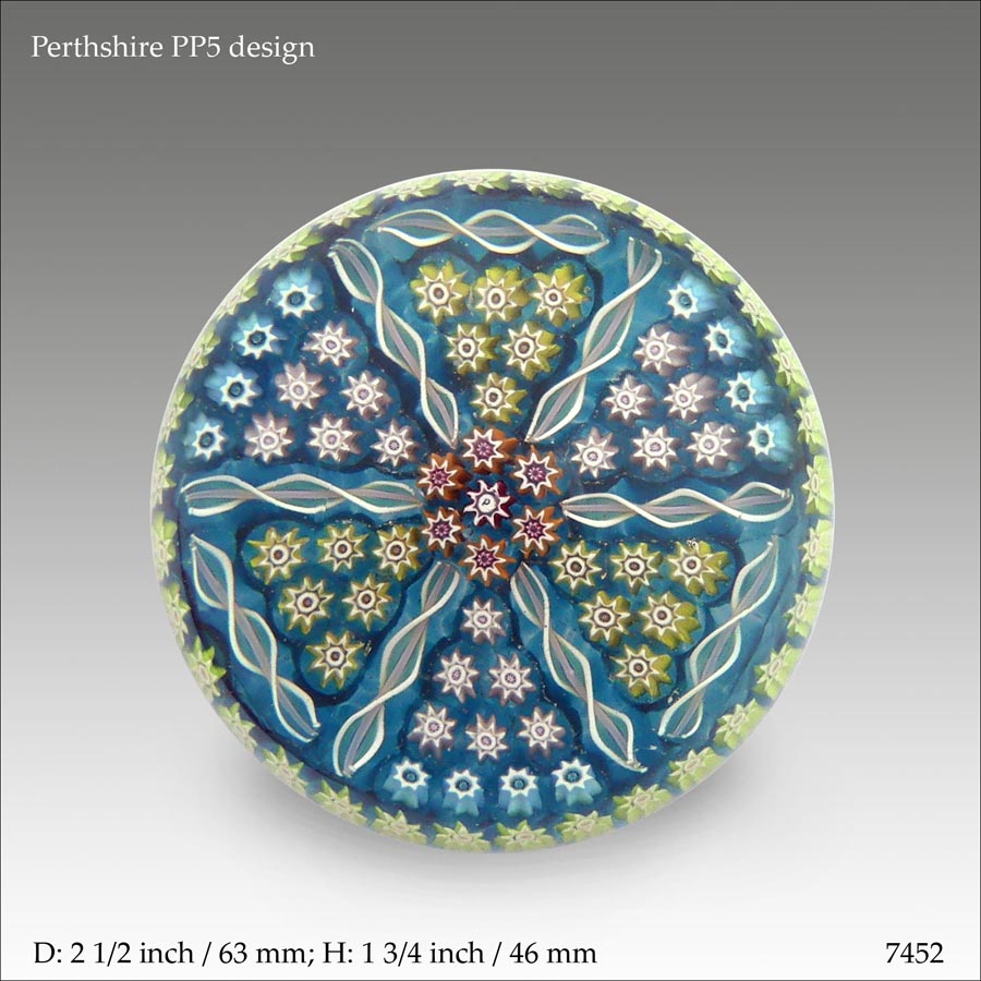 Perthshire PP5 paperweight (ref. 7452)