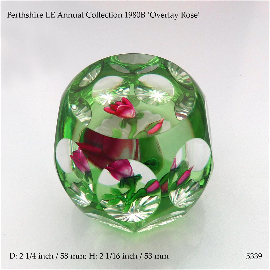 Perthshire LE 1980B paperweight (ref. 5339)