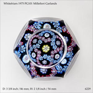Whitefriars millefiori paperweight (ref. 6229)
