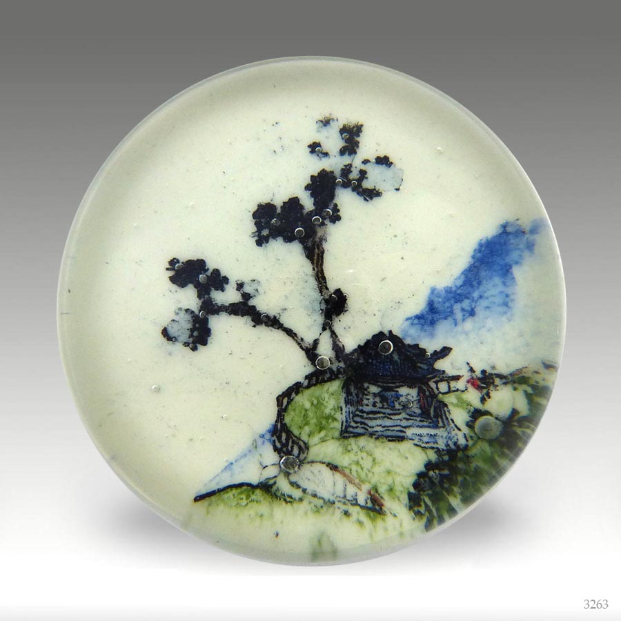 Chinese White paperweight (ref. CW 3263 M)
