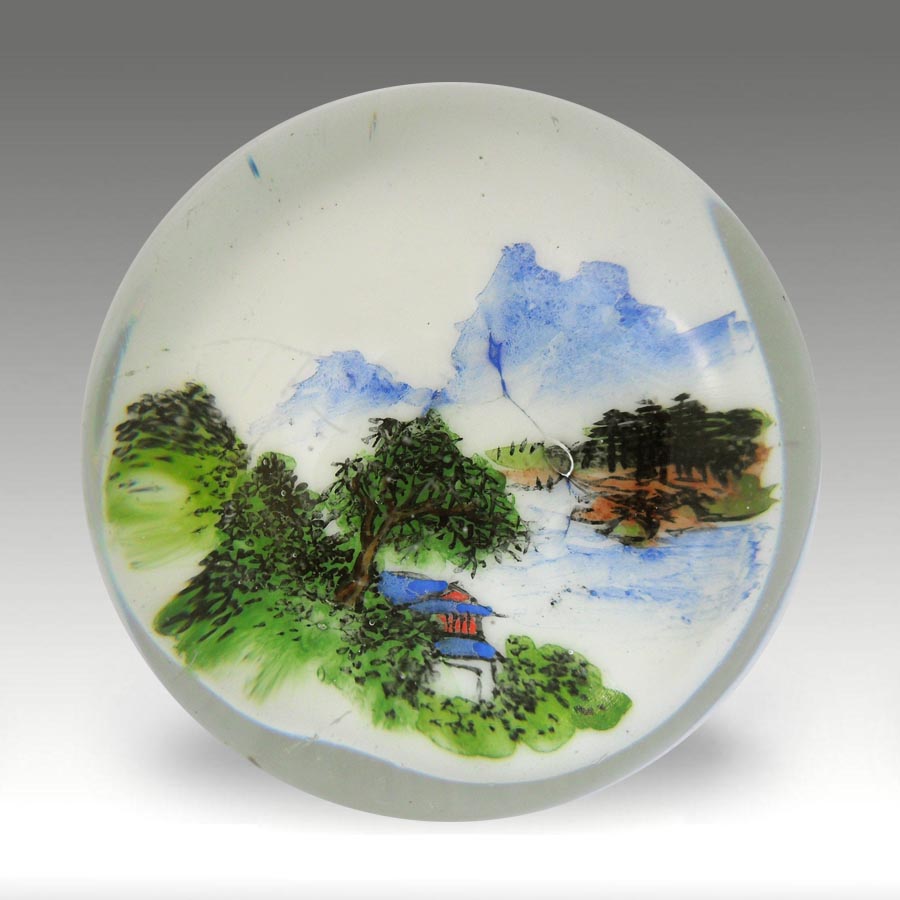 Chinese White paperweight (ref. CW SB river)