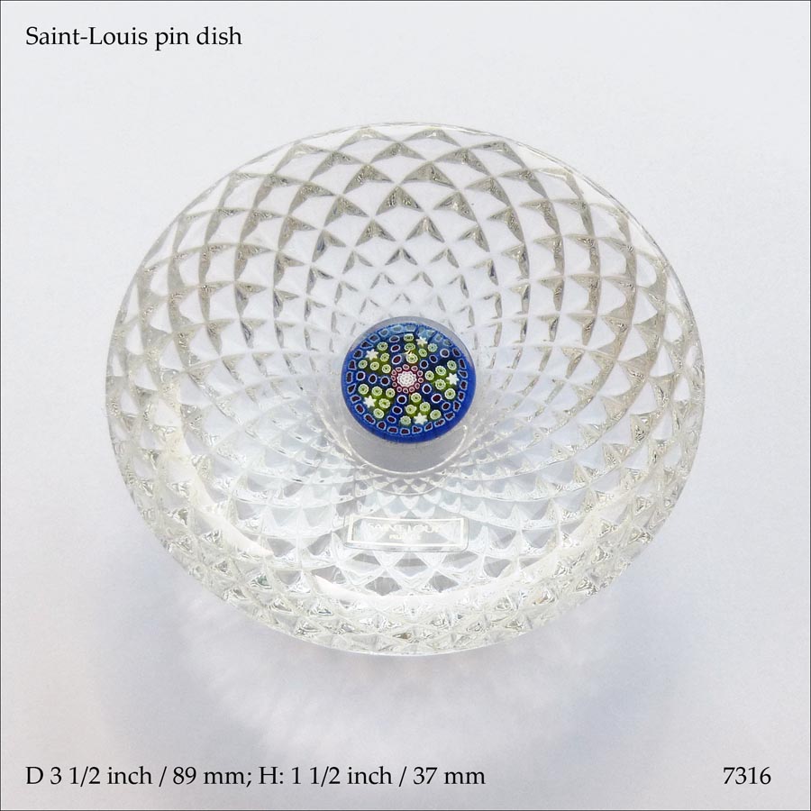 Saint Louis pin dish paperweight (ref. 7316)