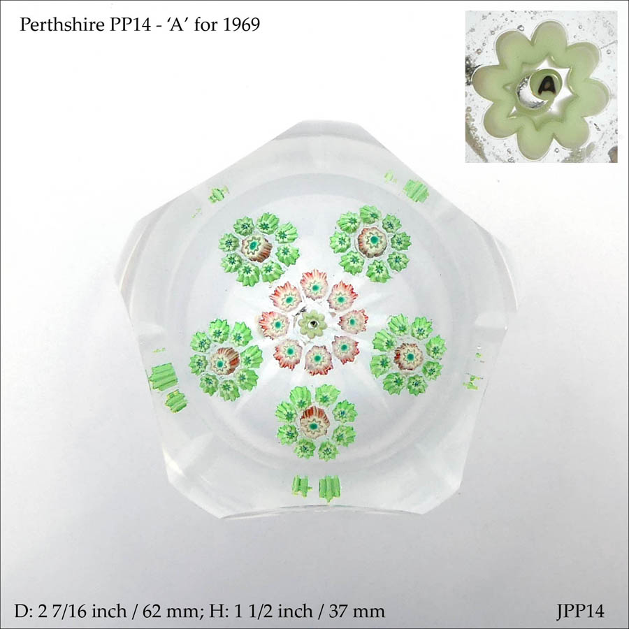 Perthshire PP14 paperweight (ref. JPP14)
