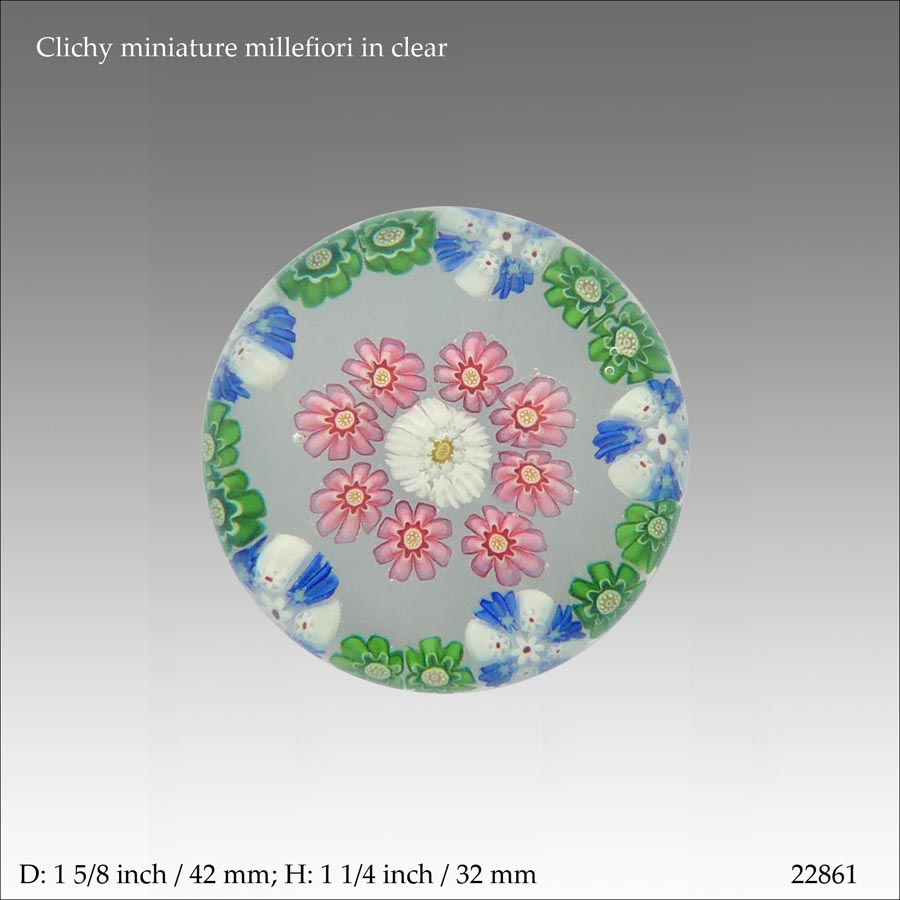 Clichy mini paperweight (ref. 22861)