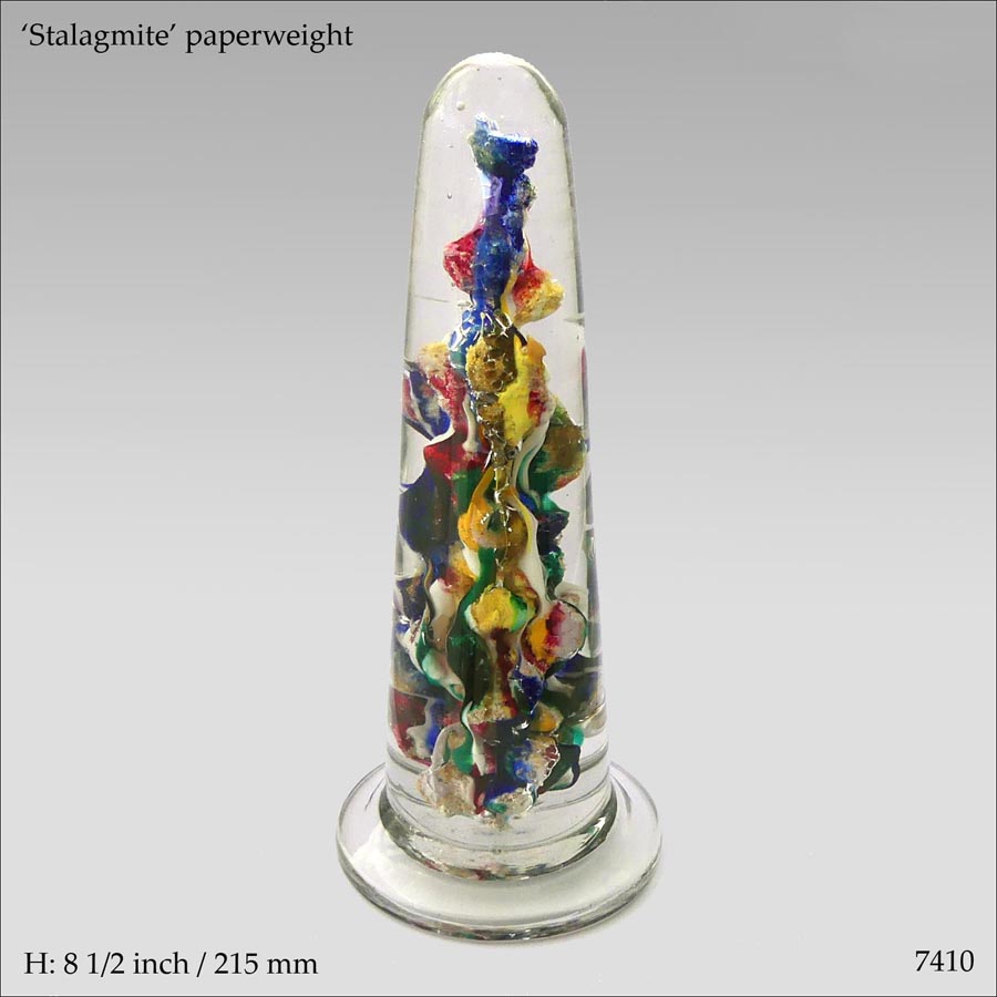 Antique stalagmite paperweight (ref.7410)