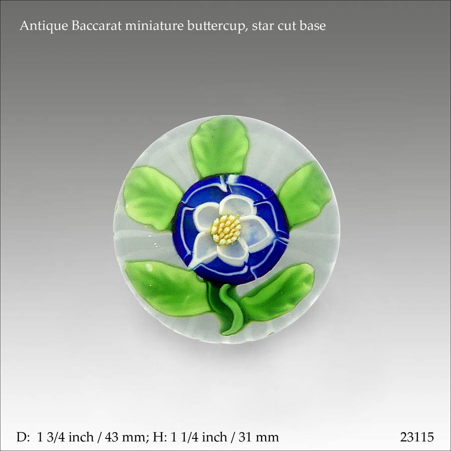 Baccarat buttercup paperweight (ref. 23115)