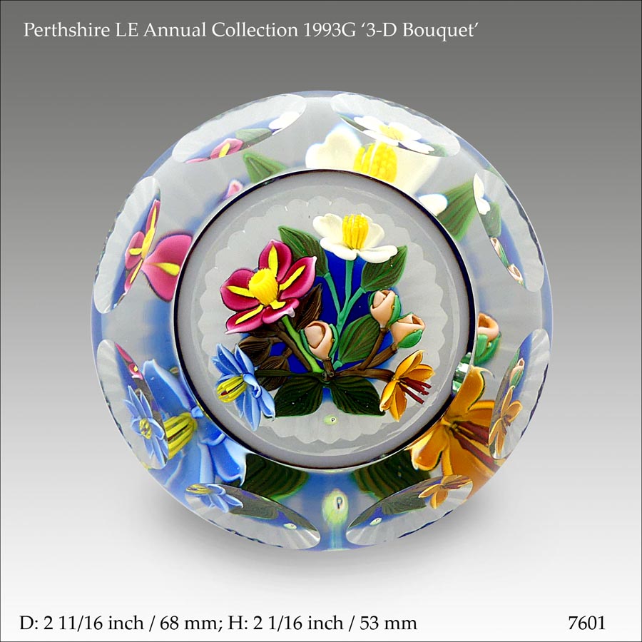 Perthshire 1993G Bouquet paperweight (ref. 7601)