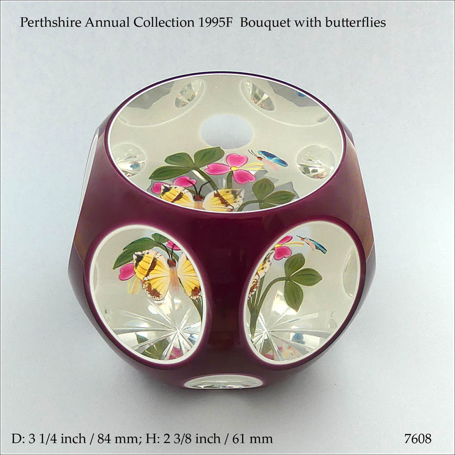 Perthshire 1995F paperweight (ref. 7608)