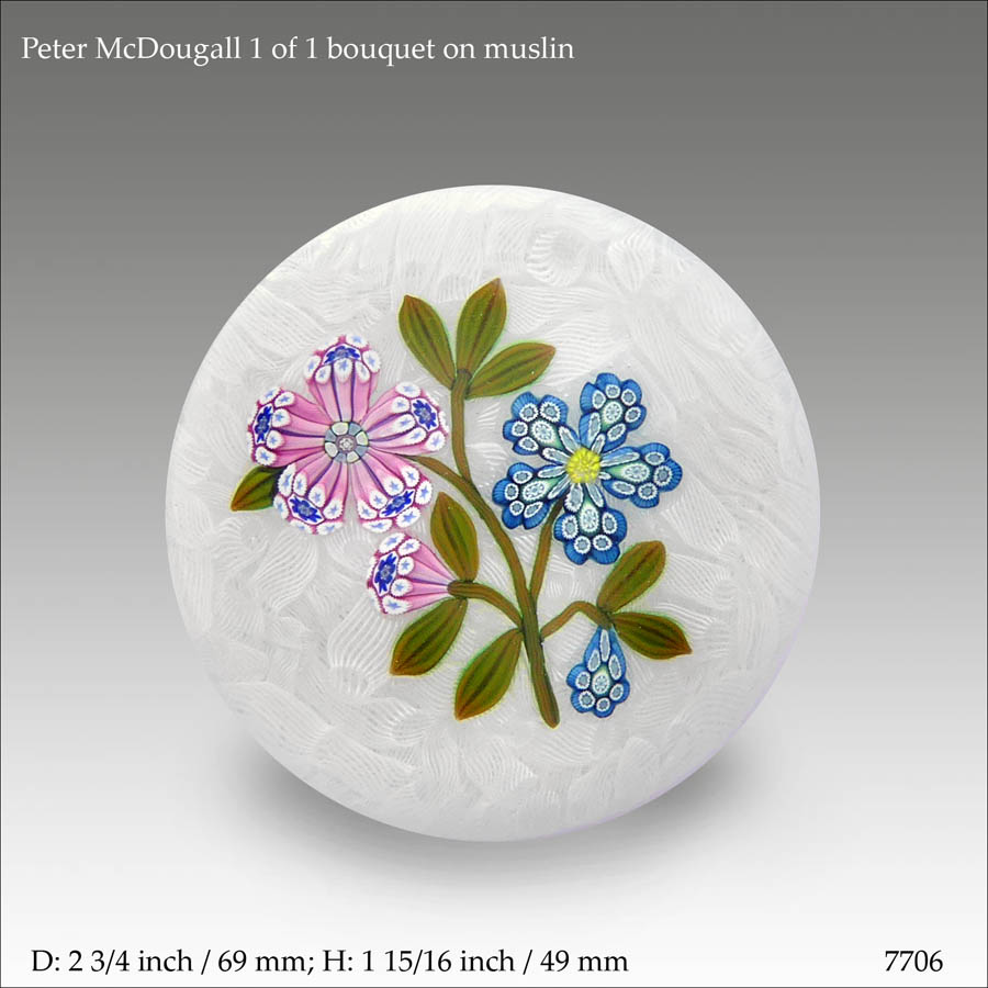 Peter McDougall 1 of 1 paperweight (ref. 7706)