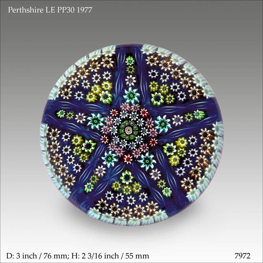 Perthshire PP30 paperweight (ref. 7972)