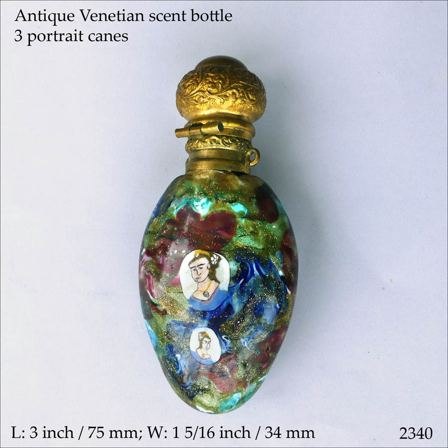Antique Venetian scent bottle (ref. 2340)