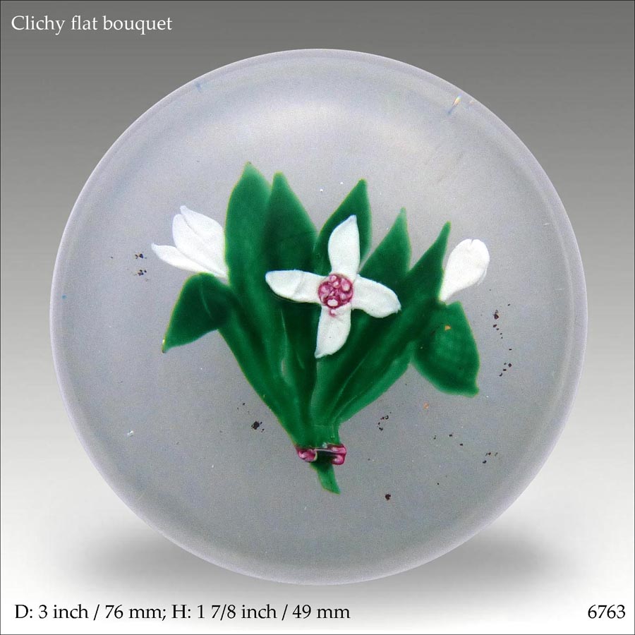 Clichy bouquet paperweight (ref. 6763)